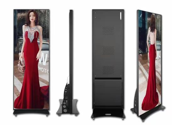 3840 هرتز Smart قاد Poster Display Screen P2.5 960*1920 لوحة قاد داخلية من الألومنيوم