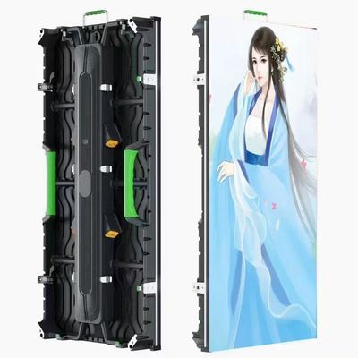 500*1000 داخل الألومنيوم الإيجار شاشة LED مرحلة LED اللوحة 3840hz P2.976