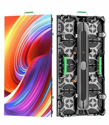 3840 هرتز LED الإيجار الشاشة الألومنيوم P2.976 شاشة عرض 500 * 1000 في الهواء الطلق