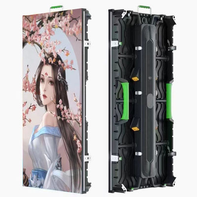 4000cd/m2 استئجار المسرح شاشة LED خارجية ربط صلب 3840hz P2.976 الصيانة الأمامية