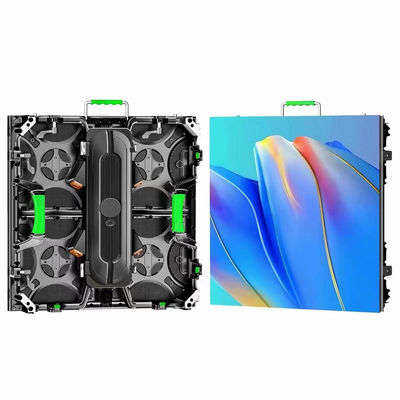 P2.976 500*500 قفل منحني داخلي للايجار شاشة LED 1920Hz الألومنيوم الصلبة ربط مغناطيسي تثبيت