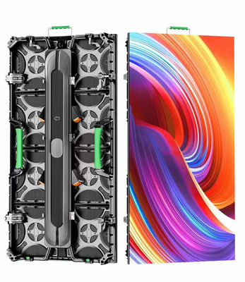 P3.91 خارجية 500 * 1000 شاشة LED منحنى ربط منحنى قفل مغناطيسي الصيانة الأمامية 3840Hz 220v 110v