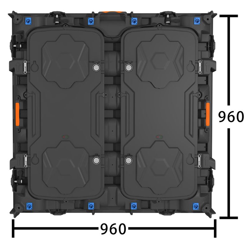P5 شاشة LED الخارجية مدخل الطاقة 110V 220V 240V 960x960mm 3840Hz شاشة LED